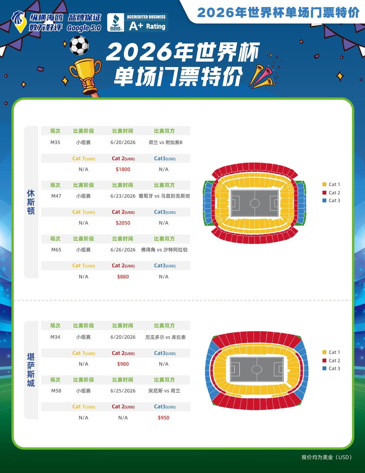 [Tickets] 2026 FIFA World Cup - Houston