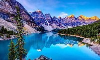 Calgary Airport Pickup + Jasper National Park + Columbia Glacier + Lake Louise + Moraine Lake + Kamloops 5-Day Tour (Package)